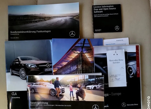 Mercedes-Benz CLA cena 89000 przebieg: 79000, rok produkcji 2018 z Tolkmicko małe 742